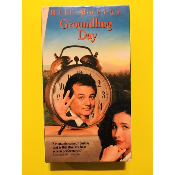 Other - Vintage 90's 1993 Groundhog Day Bill Murray Brand New Sealed VHS